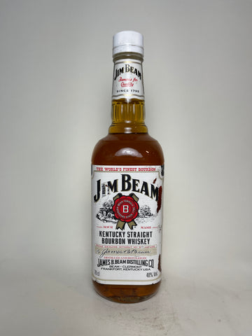 Jim Beam 4YO White Label Kentucky Straight Bourbon Whiskey - Distilled 1991 / Bottled 1995 (40%, 70cl)