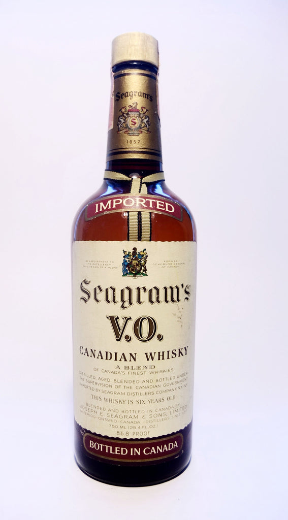 Seagram’s V.O. 6YO Canadian Whiskey - Distilled 1973 (43.4%, 75cl)