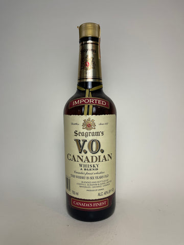 Seagram’s V.O. 6YO Canadian Whisky - Distilled 1986 (40%, 75cl)