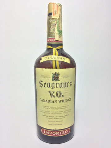 Seagram's V.O. Blended Canadian Whisky - Distilled 1961 (40-43%, 114cl)