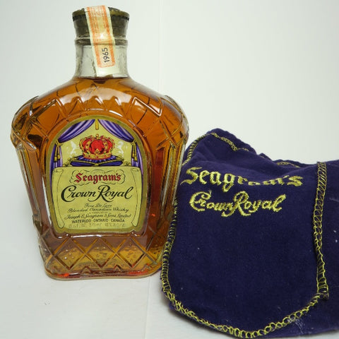 Seagram's Crown Royal Blended Canadian Whisky  - Distilled 1965 (40%, 37.9cl)