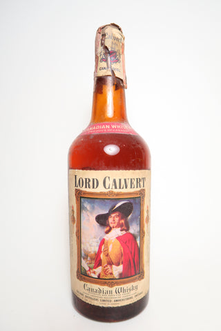 Lord Calvert Blended Canadian Whiskey - 1960s, (43%, 75cl)