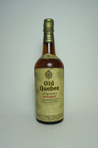 Distillers Corporation Old Quebec Canadian Liqueur Whisky - 1960s (43%, 75cl)