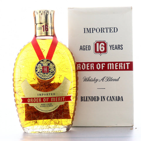 Schenley's Order of Merit 15YO Blended Canadian Whisky - Distilled 1953 / Bottled 1969 (40%, 75cl)