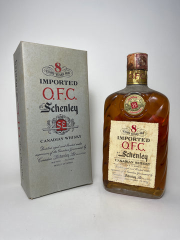 Schenley Imported O.F.C. 8YO Blended Canadian Whiskey - Distilled 1955 / Bottled 1963 (43.4%, 75.7cl)