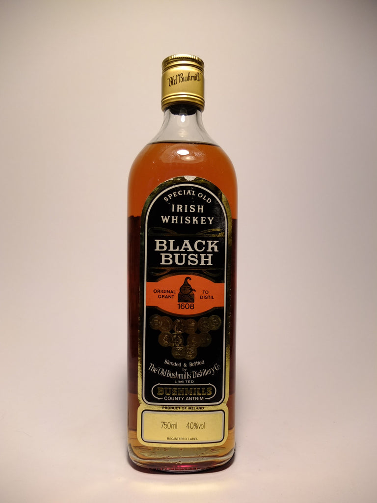 Bushmills Black Bush Irish Whisky - 1980s (40%, 75cl)