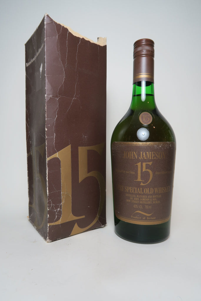 (40%, Whiskey Old - Old Spirits Jameson Irish John 75cl) 15YO Special – 1970s Company