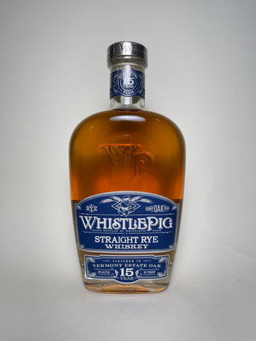 WhistlePig 15YO Straight Rye Whiskey - Distilled 2005 / Bottled 2020 (46%, 75cl)