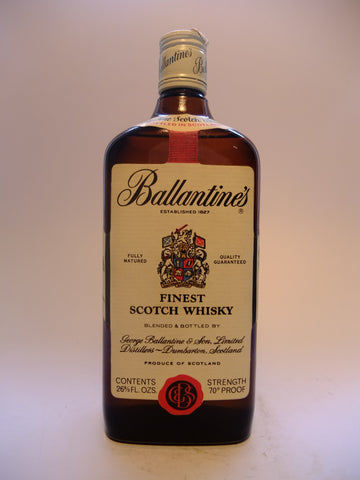 Ballantine's Finest Scotch Whisky - 1970s (40%, 75.7cl)