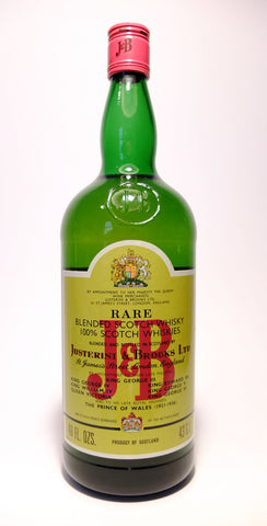 J & B, Blended Scotch Whisky - 1960s (43%, 113cl)