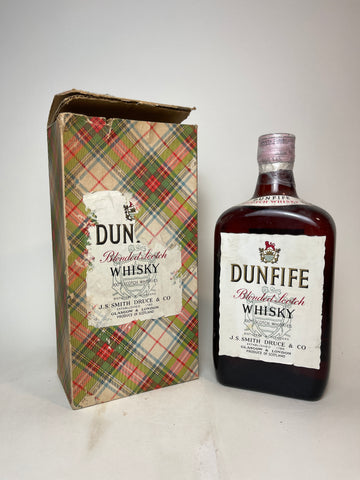 J. S. Smith Druce & Co.'s Dunfife Blended Scotch Whisky - 1960s (43.5%, 75cl)