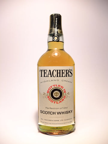 Teacher's Highland Cream Blended Scotch Whisky - 1970s (40-43%, 75cl)