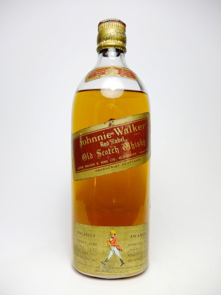 Johnnie Walker Red Label Blended Scotch Whisky - 1950s (40%, 75cl)