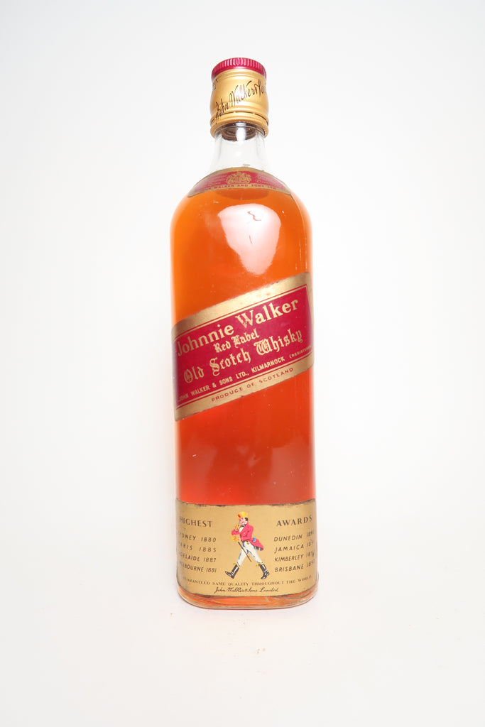 Johnnie Walker Red Label Blended – Stated, Spirits Company (Not 9 Whisky - 1970s, Old Scotch