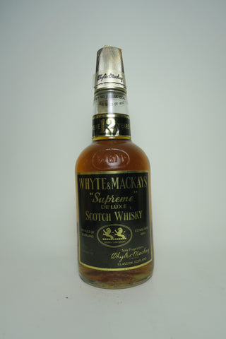 Whyte & Mackay 12YO Supreme De Luxe Scotch Whisky -1970s (43%, 75cl)