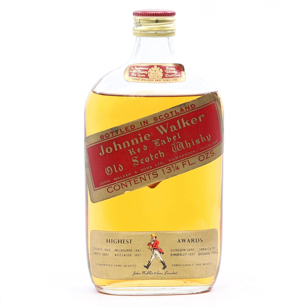 Johnnie Walker Red Spirits 37.5cl) Blended (40%, Old Company – Label 1970s - Whisky Scotch