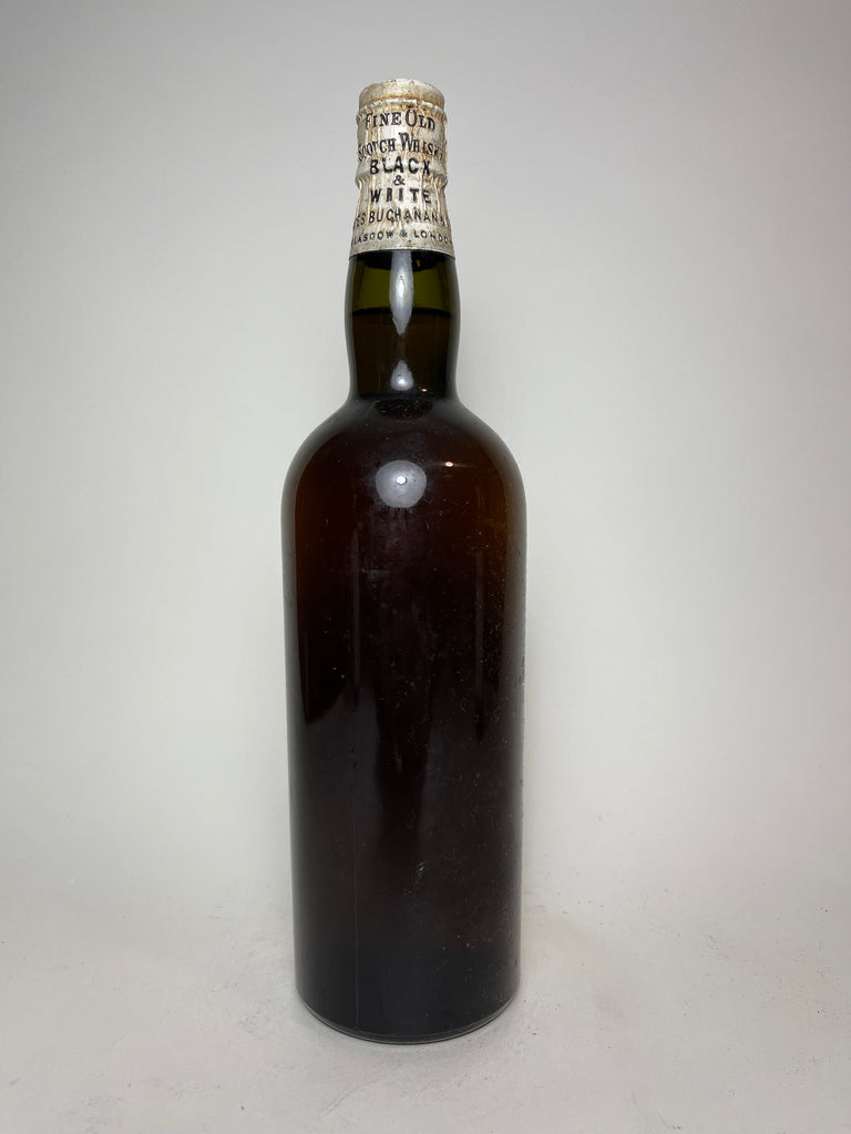 James Buchanan's Black & White Blended Scotch Whisky - 1950s (40%, 75cl)