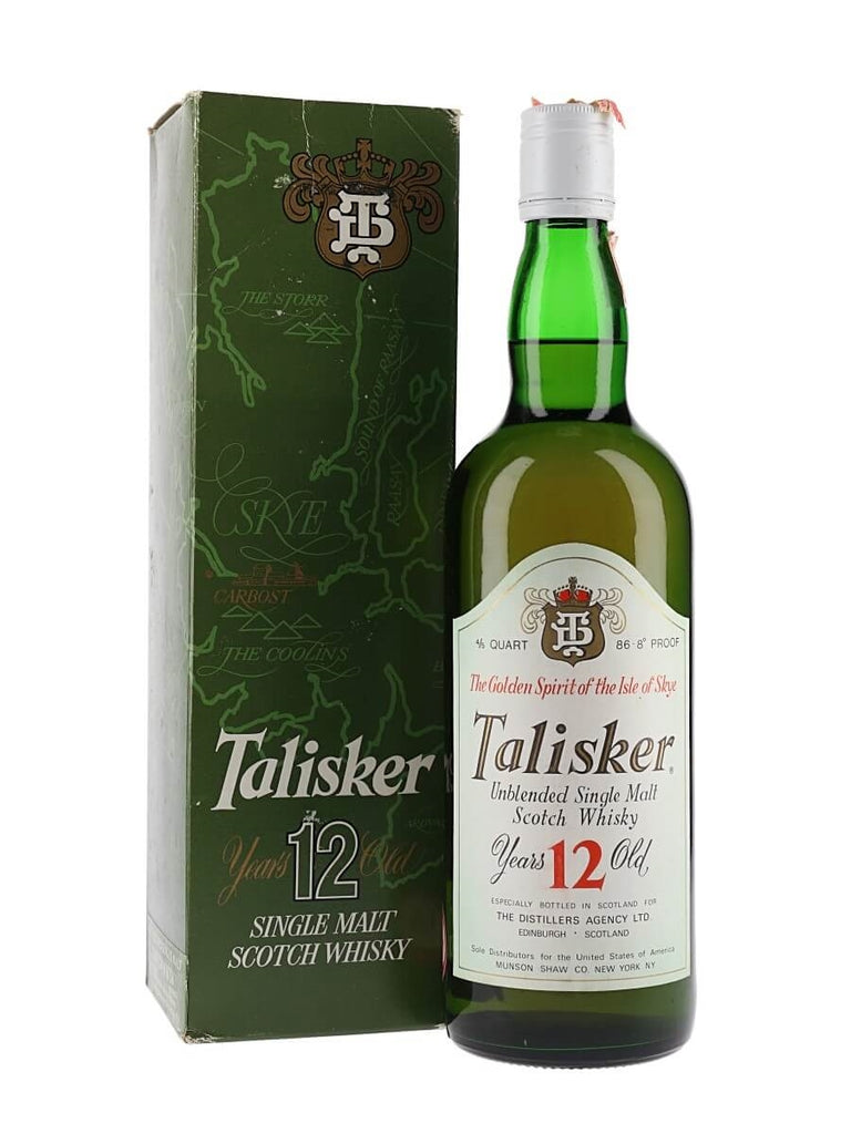 Talisker 12YO Skye Single Malt Scotch Whisky - 1970s (43.4%, 75.7cl)