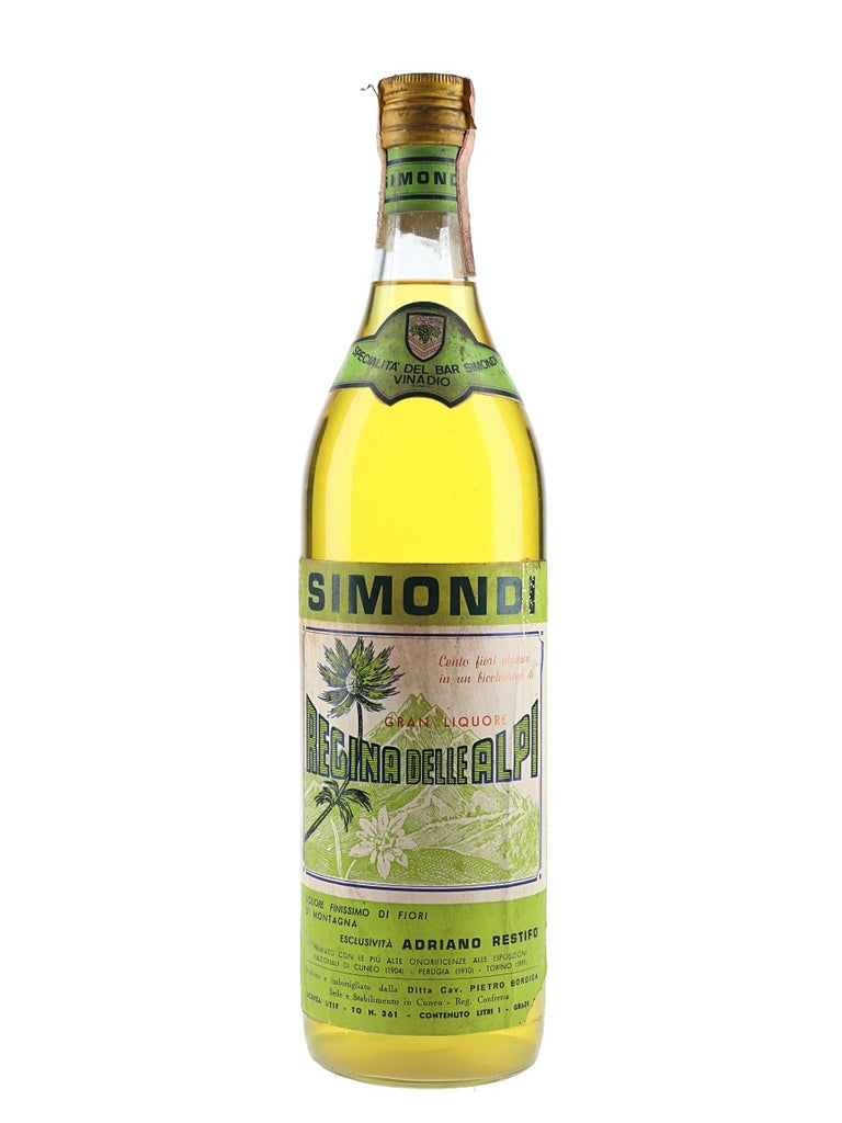 Simondi Gran Liquore Regina delle Alpi - 1960s (35%, 100cl)