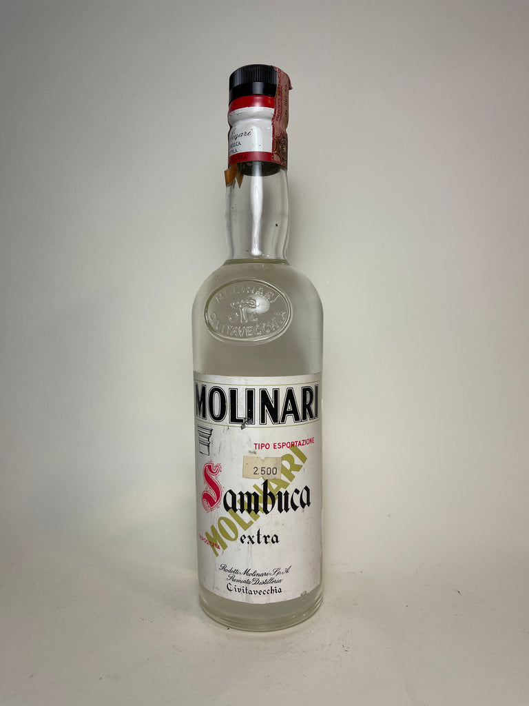 Molinari - Company 75cl) Sambuca – (42%, Extra 1970s Old Spirits