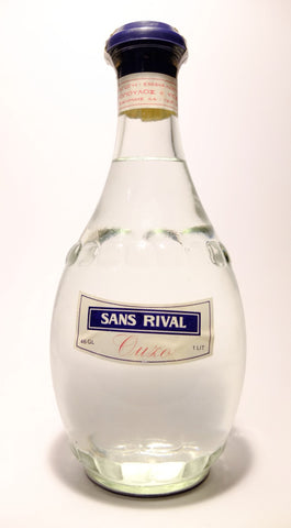 Sans Rival Ouzo - 1970s (46%, 100cl)