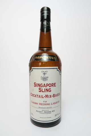 Singapore Sling Cocktail Mix Basis for Cherry Heering Liqueur - 1970s (35%, 70cl)