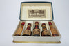 Grand Marnier Boxed Miniature Set containing 5 bottles: 1 x Chateau de Bourg, 2 x Grand Marnier Cordon Rouge, 1 x Cherry Cognac, 1 x Grand Marnier Fine Champagne VSOP Cognac - 1950s (Various ABV, Approx 3cl each)