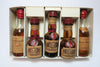 Grand Marnier Boxed Miniature Set containing 5 bottles: 1 x Chateau de Bourg, 2 x Grand Marnier Cordon Rouge, 1 x Cherry Cognac, 1 x Grand Marnier Fine Champagne VSOP Cognac - 1950s (Various ABV, Approx 3cl each)