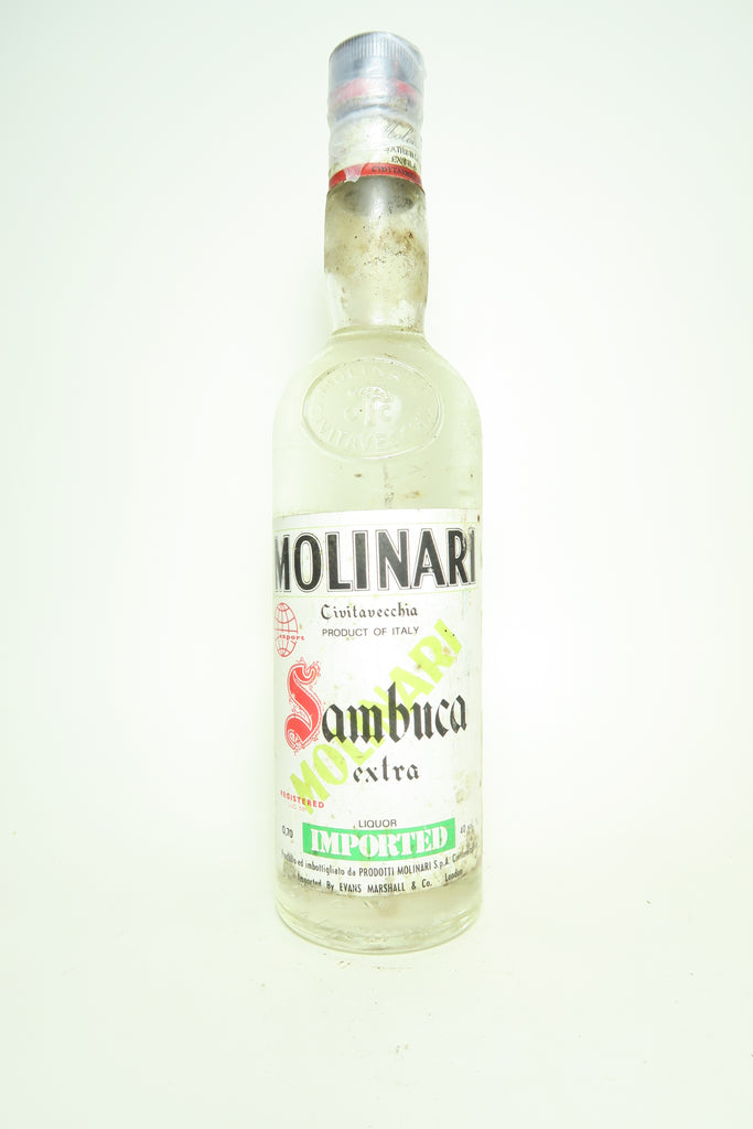Molinari Sambuca Extra - (40%, 1970s Company – Spirits 70cl) Old