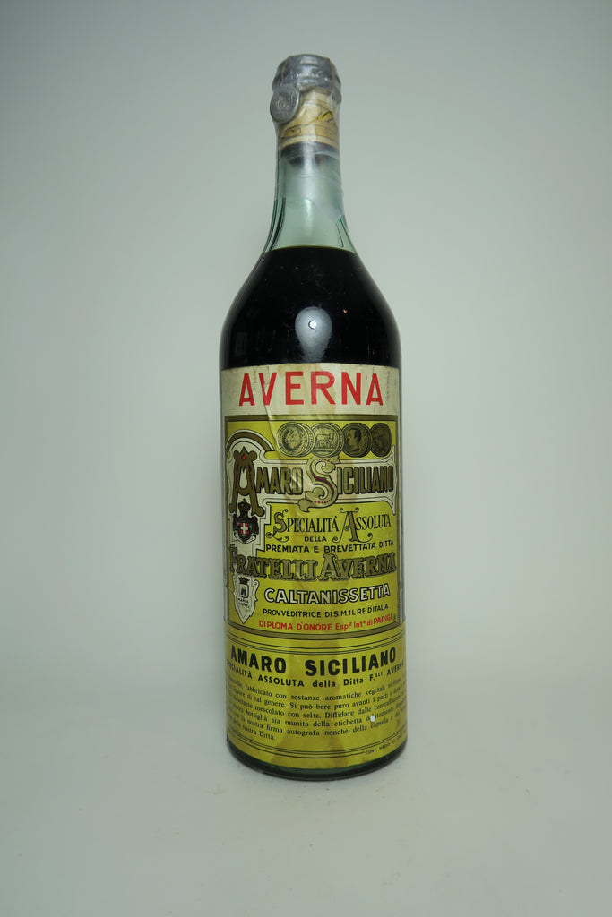 Averna Amaro Siciliano - 1949-59, (34%, 100cl)