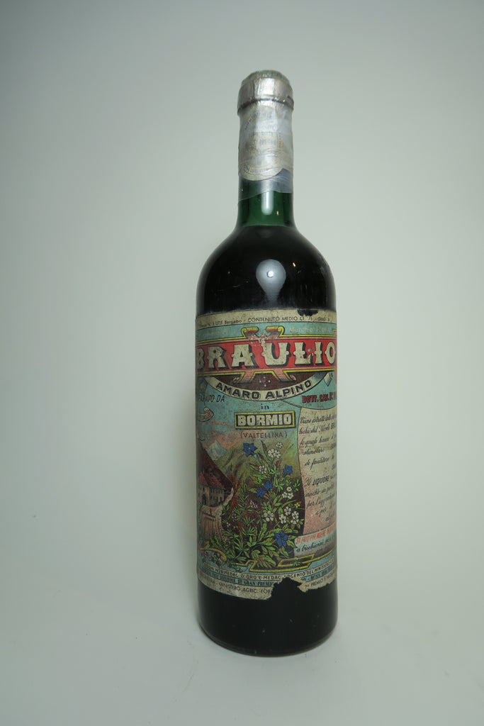 Francesco Peloni Amaro Braulio Liquore Alpino - 1950s (21%, 75cl