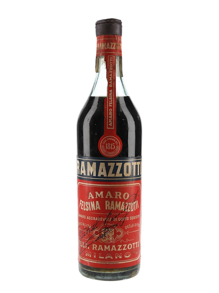 Ramazzotti Felsina Amaro - 75cl) – Old (30%, Company 1950s Spirits