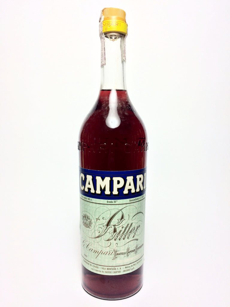 Campari Bitter - Company (25%, Old 100cl) 1960s Spirits –