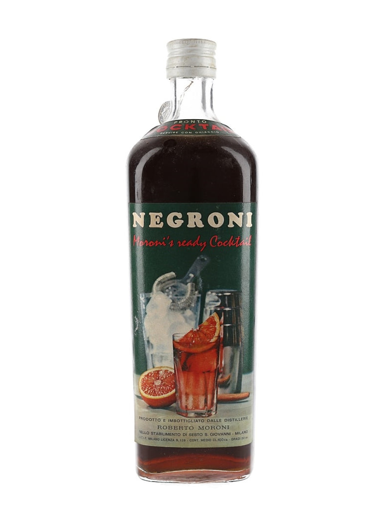 Roberto Moroni Negroni Cocktail - 1949-59 (30%, 100cl)