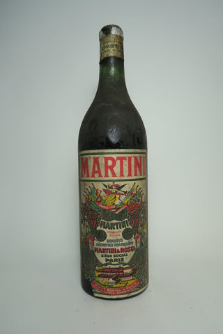 Martini & Rossi Sweet Red Vermouth - 1920s (ABV Not Stated, 100cl)