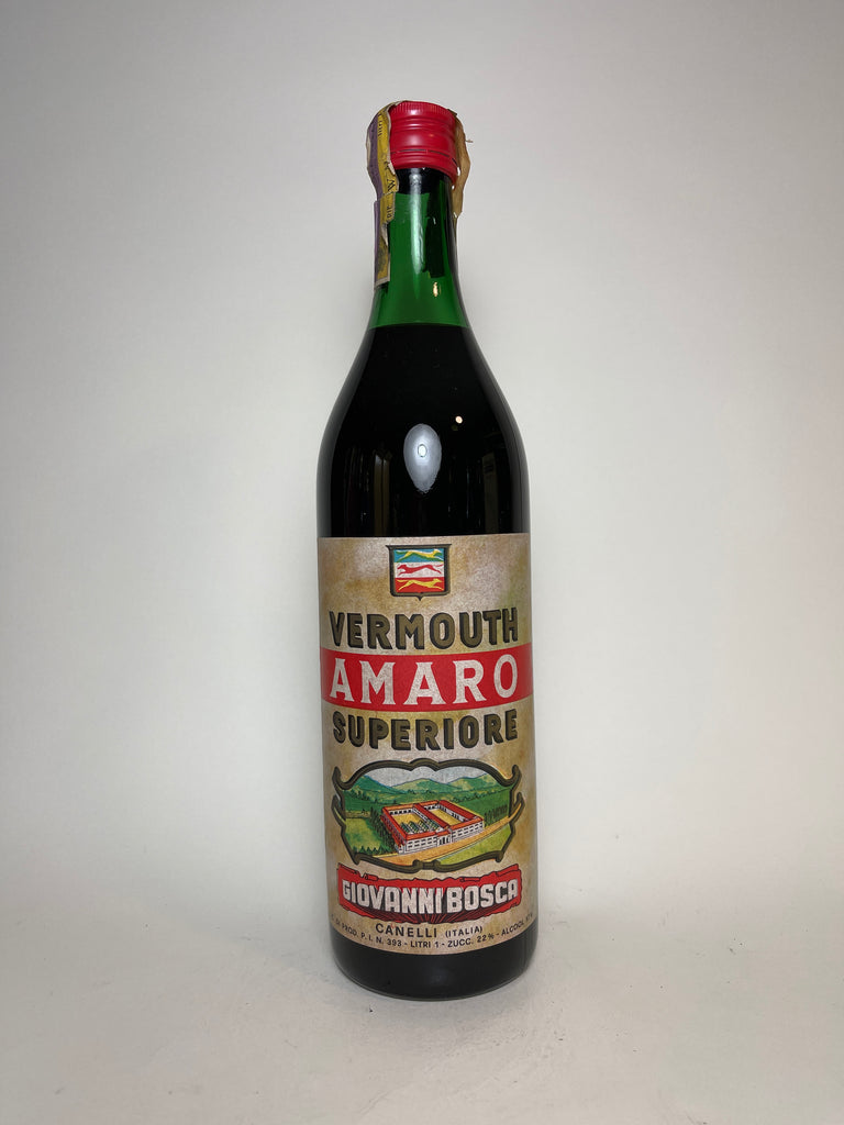 Giovanni Bosca Vermouth Amaro Superiore - 1970s (16.5%, 100cl)