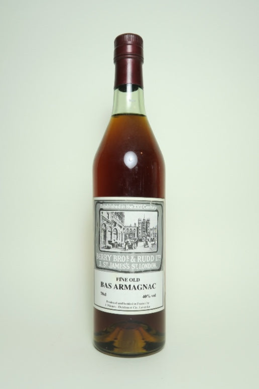 Berry Brothers & Rudd Fine Old Bas Armagnac - 1970s (40%, 70cl)