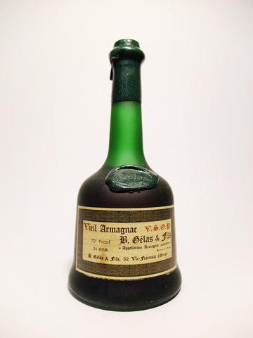 B. Gelas & Fils Vieil Armagnac V.S.O.P - 1970s (40%, 68cl)