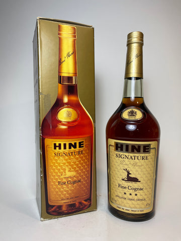 Hine Signature 3*/VS Fine Cognac - 1970s (40%, 100cl)