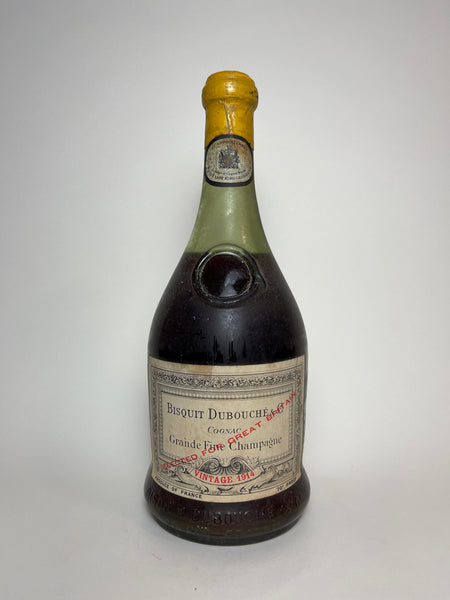 Bisquit Dubouché & Co. Grande Fine Champagne Vintage Cognac - 1914 Vin ...