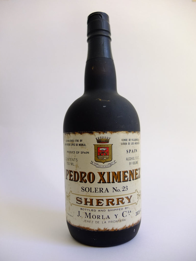 J. Morla's Pedro Ximénez Solera No. 23 Sherry - 1970s (17.5%, 75cl)