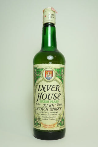 Inver House Green Plaid Rare Blended Scotch Whisky - 1970s (40%, 75cl)