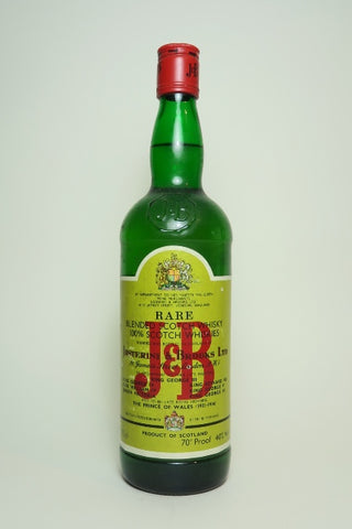 J & B Blended Scotch Whisky - 1970s (40%, 75cl)