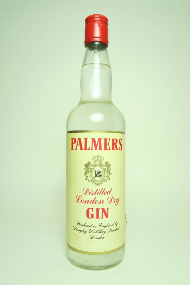 Palmers London Dry Gin - 1980s (ABV Not Stated, 75cl)