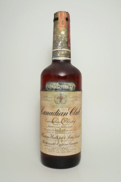 Canadian Club Blended Canadian Whisky - Distilled 1970 (40%, 75cl ...