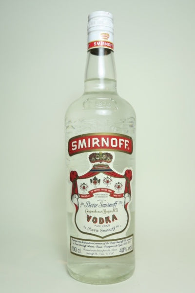 Smirnoff Red Label Vodka - 1990s (40%, 100cl) – Old Spirits Company