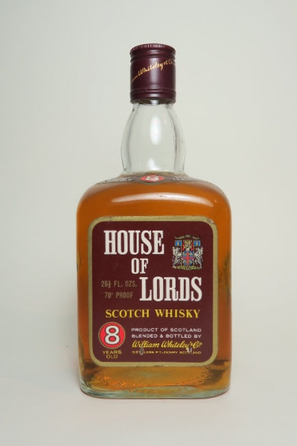 William Whiteley's House of Lords 8YO Blended Scotch Whisky - 1970s (40%, 75cl)