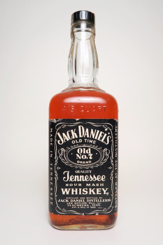 Jack Daniel's Tennessee Sour Mash Whiskey - Bottled 1970 (45%, 75.7cl)