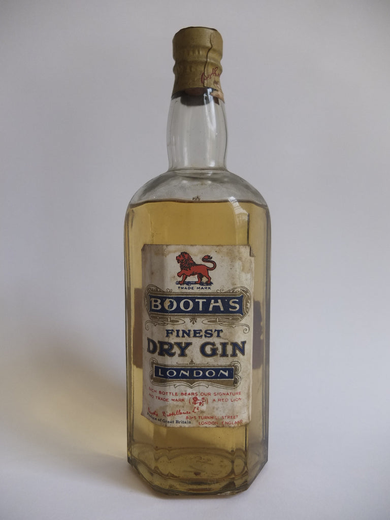 Booth's Finest Dry Gin - 1943 (ABV Not Stated, 75cl)