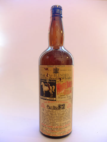 White Horse 8 Year Old Blended Scotch Whiskey - 1936-52 (43.4%, 75.7)